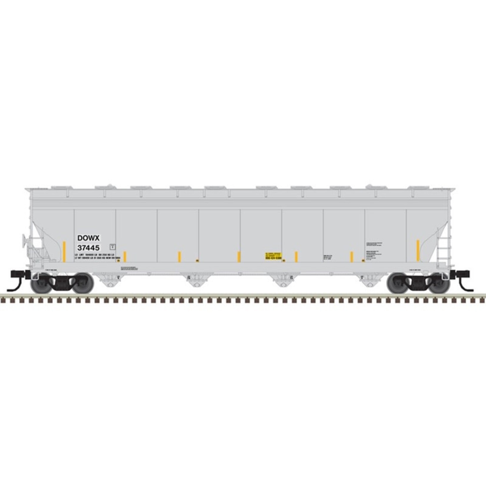 Atlas 20006737 HO ACF 5701 Covered Hopper DOWX (2016 Repaint) 37448