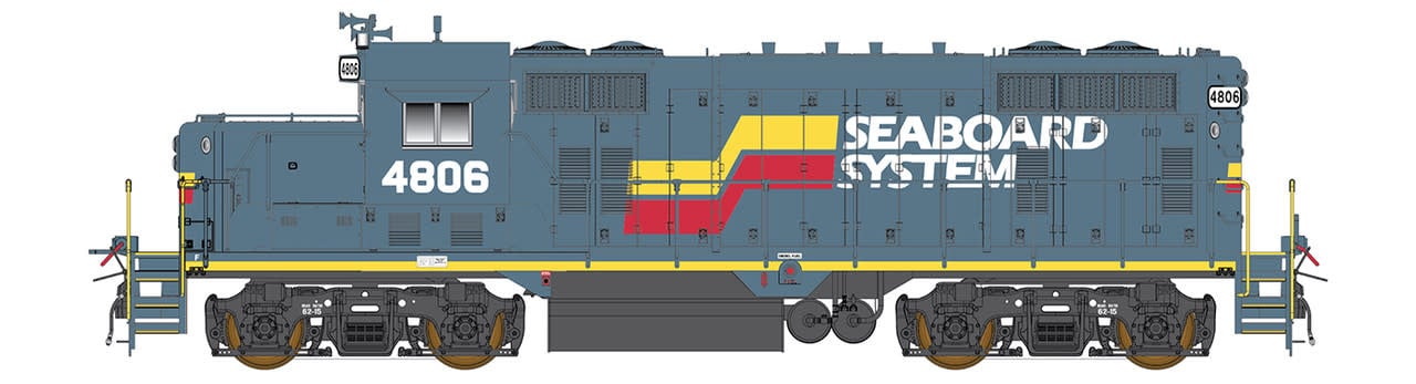 49825-02 HO GP16 Locomotive - Seaboard System DCC 4634