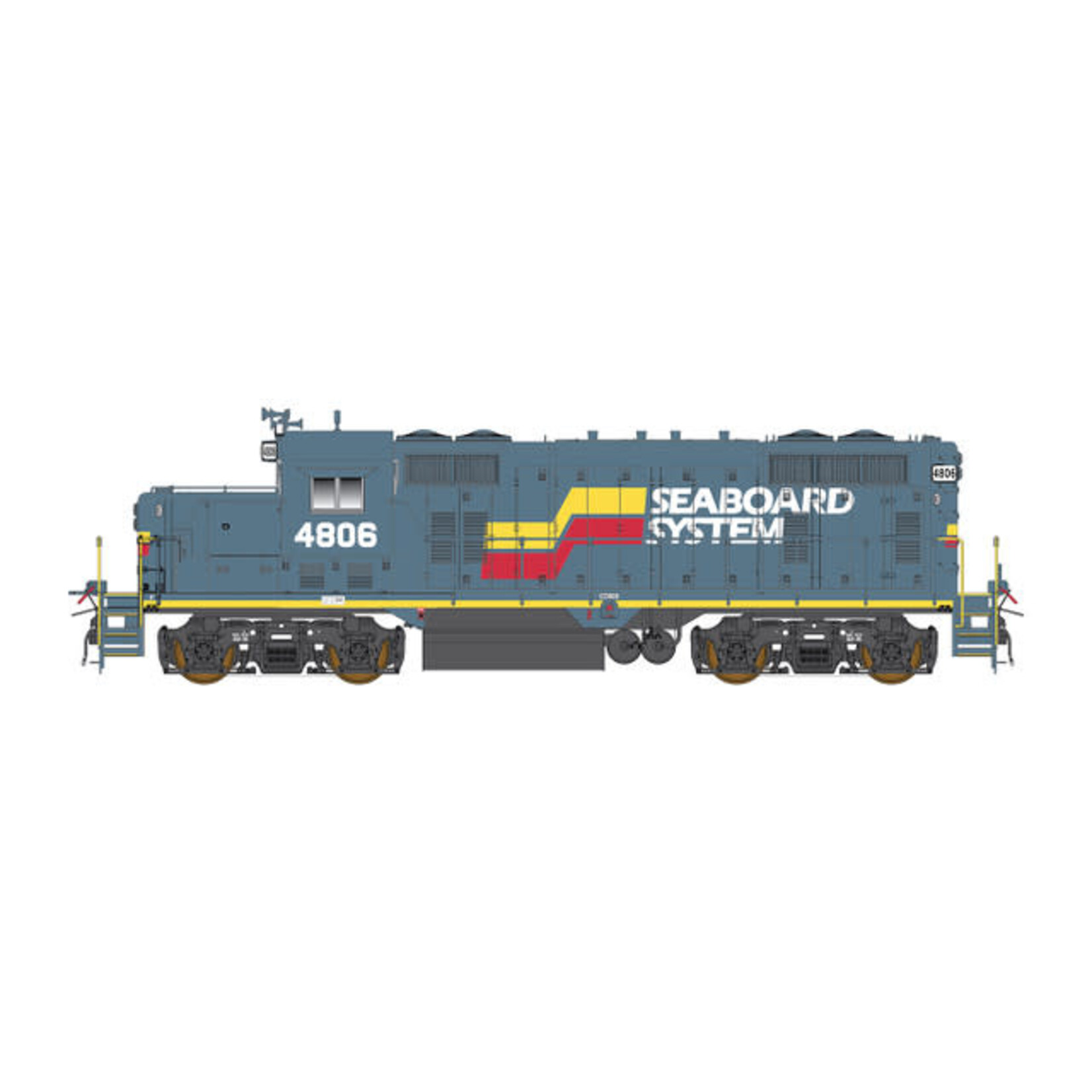 InterMountain 49825-04 HO GP16 Locomotive - Seaboard System DCC 4806