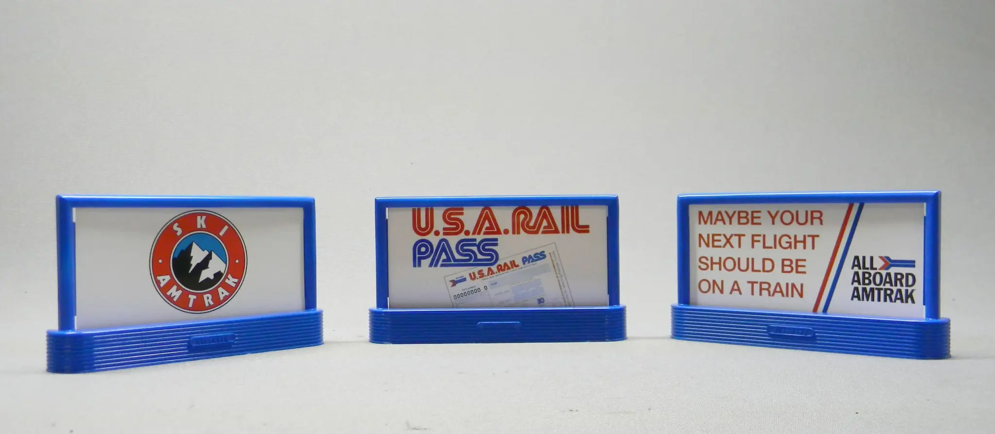 2230020 O Amtrak Through the Years Billboard 3 Pack