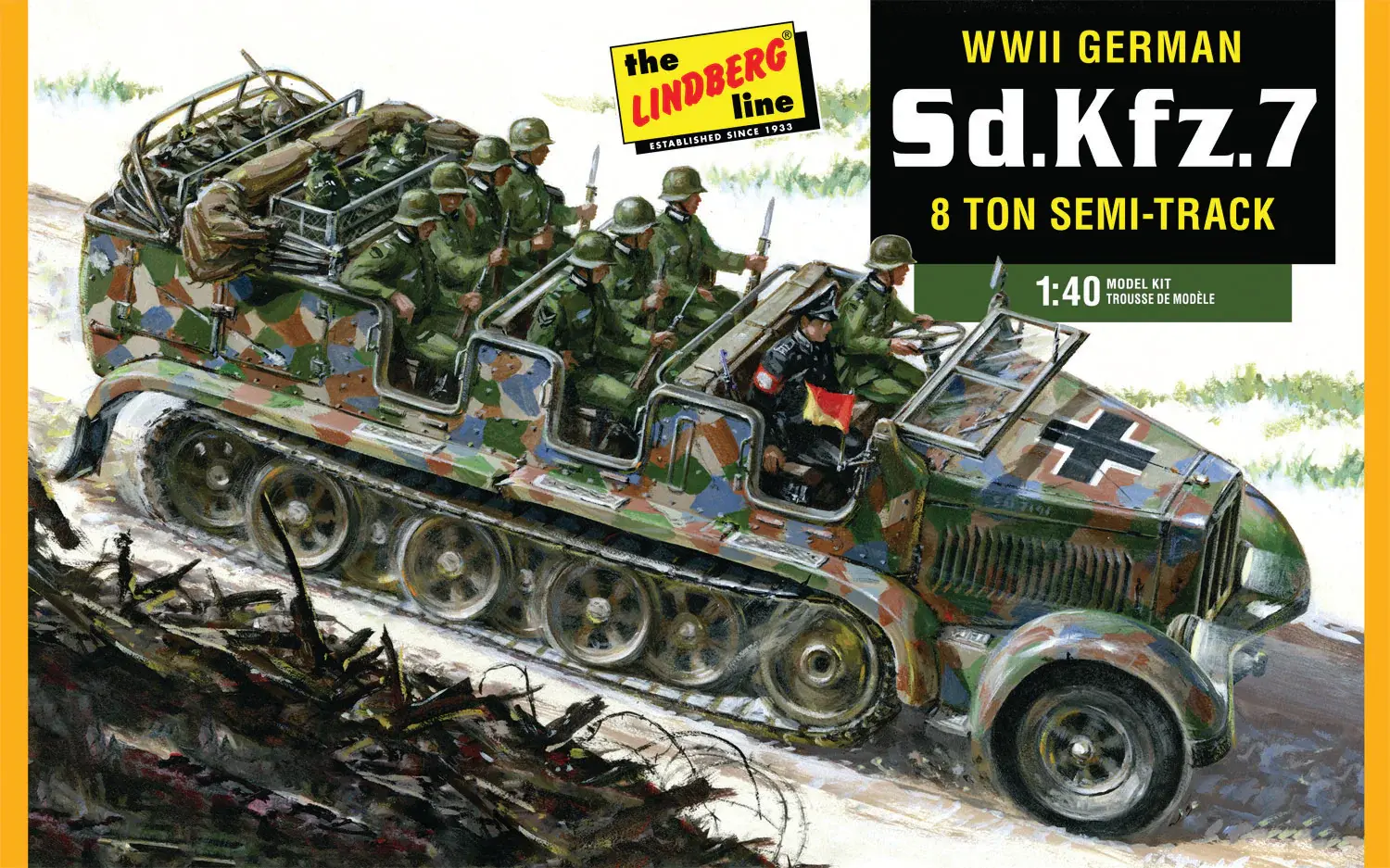 416 8 Ton Semi Track Carrier WWII 1:40