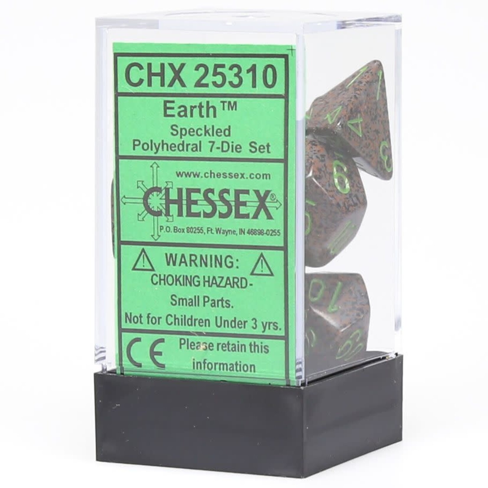 Chessex 25310 7 Set Dice Earth