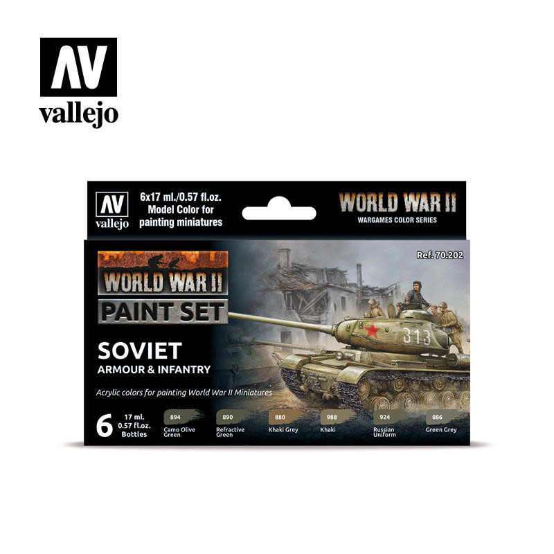 70221 Soviet WWII Paint Set