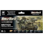 Vallejo 70222 British WWII Paint Set