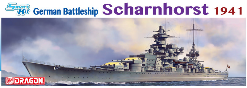1036 1/350 1941 German Scharnhorst Battleship