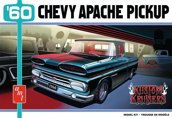 1444 1/25 1960 Chev Apache Pickup Street Machine