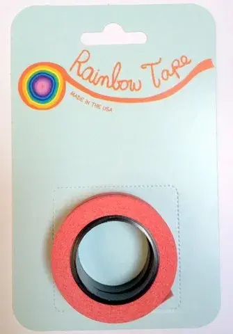 40103 1/16" x 25' Red Striping Masking Tape (2/pk) Rainbow Tape