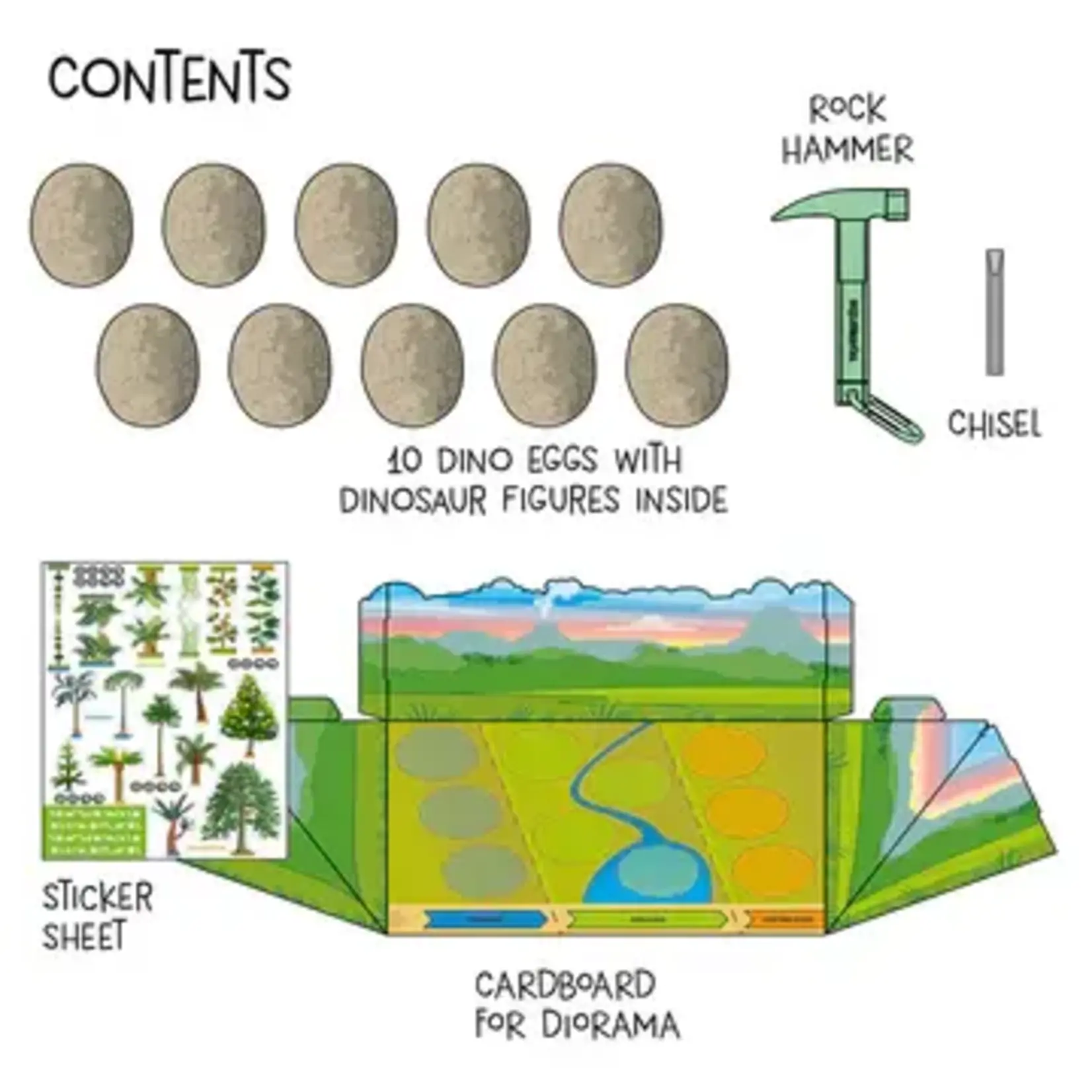 Thames & Kosmos Wow in the World: Dino Egg Dig & Diorama