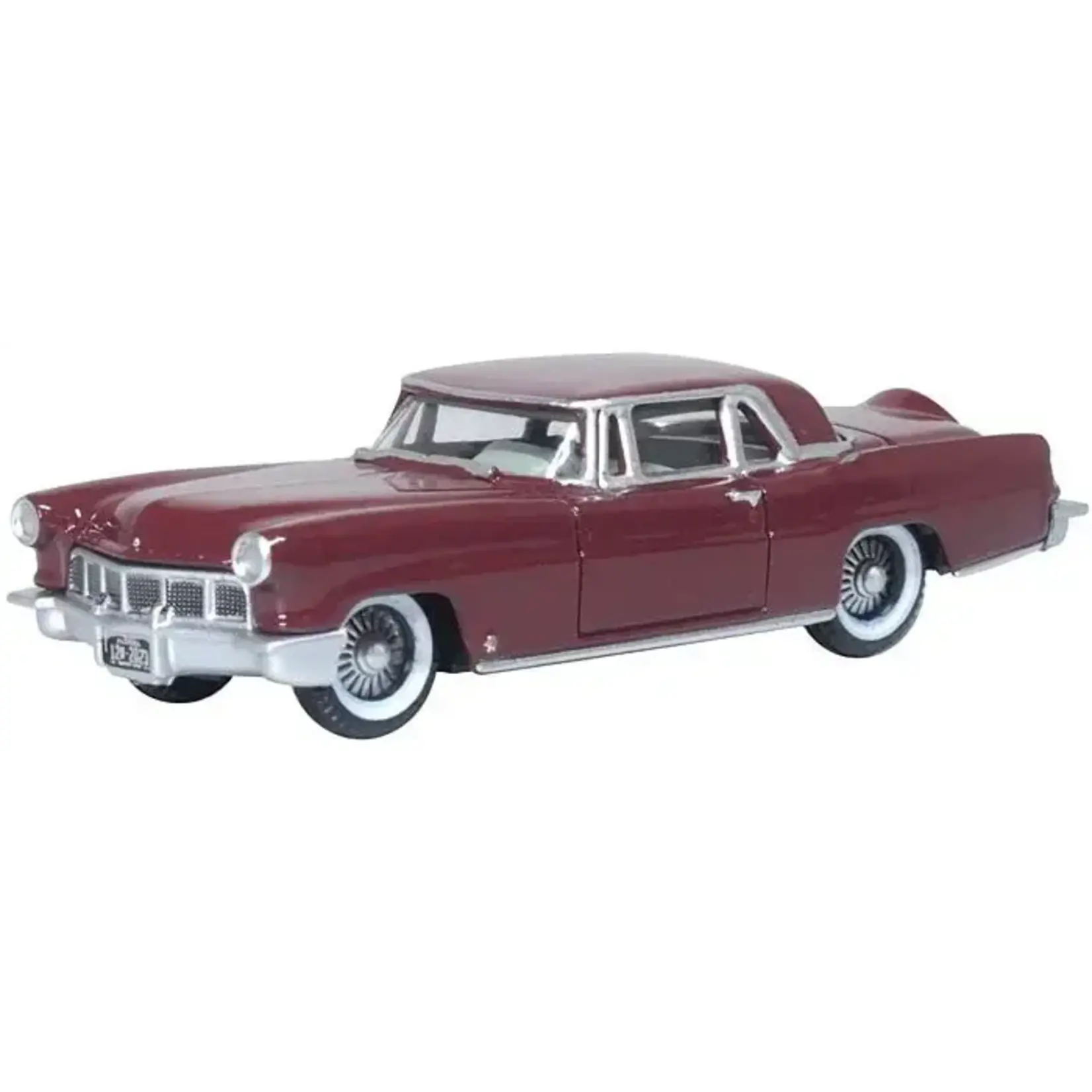 Oxford Diecast 87LC56005 HO 1956 Continental Mark II Dark Red