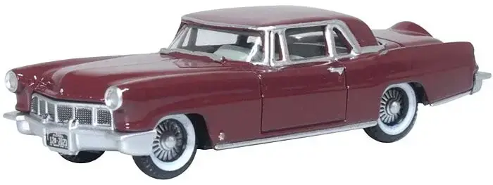 87LC56005 HO 1956 Continental Mark II Dark Red