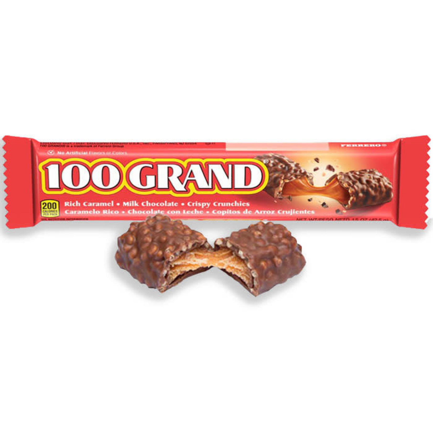 Candy 100 Grand Candy Bar 1.5oz