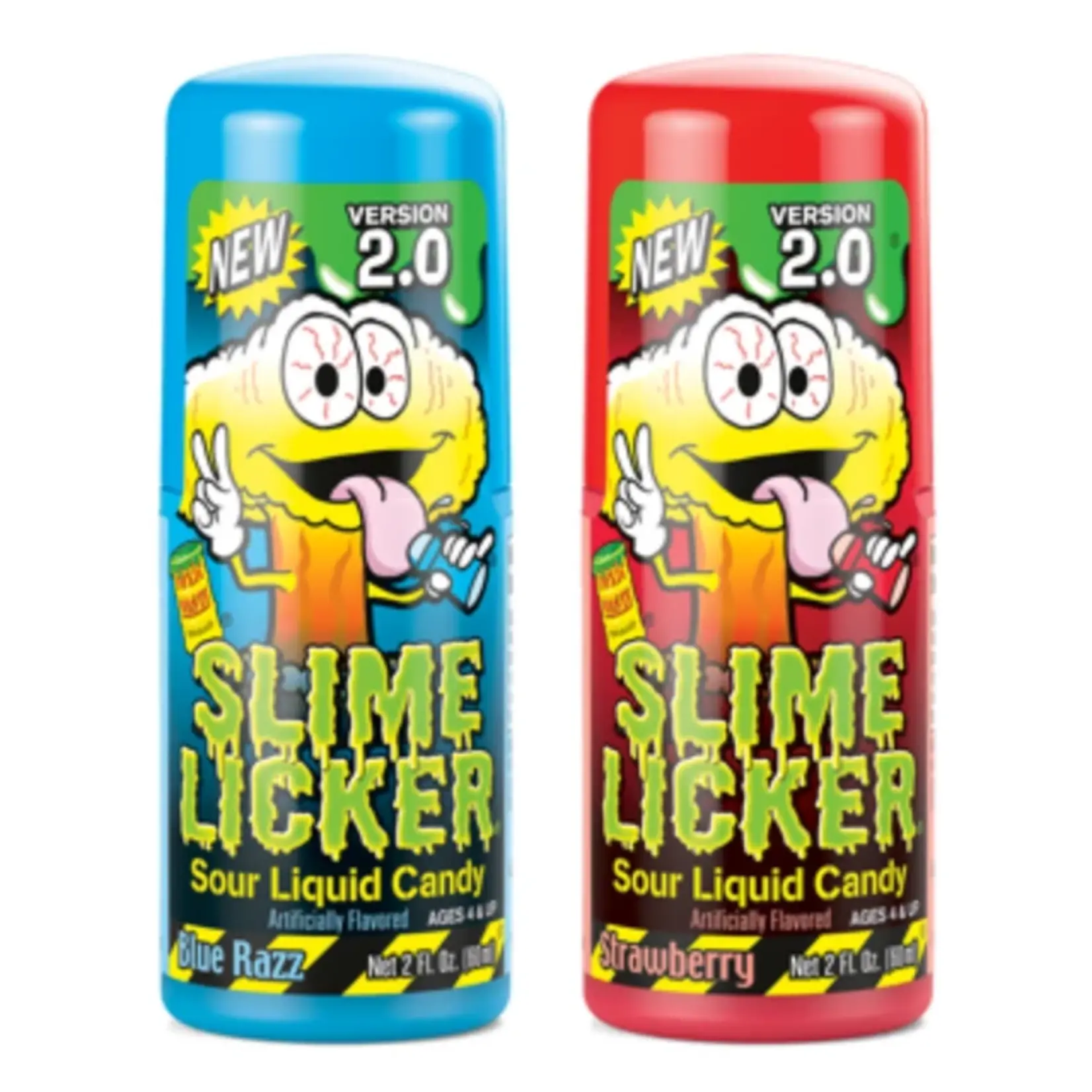 Toxic Waste Slime Licker 2.0 - 1 Strawberry or Blue Razz