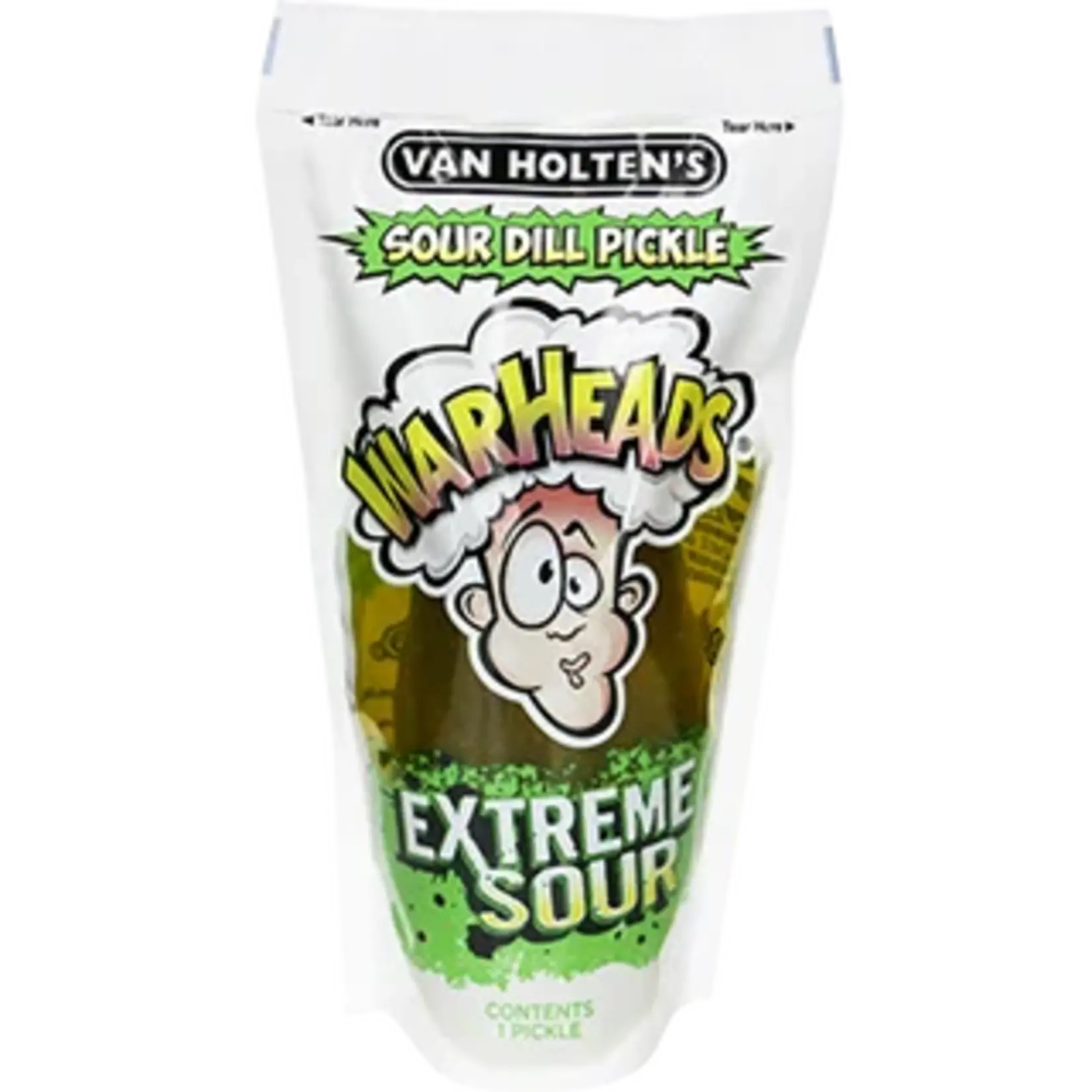 Candy Warheads Extreme Sour Dill Pickle