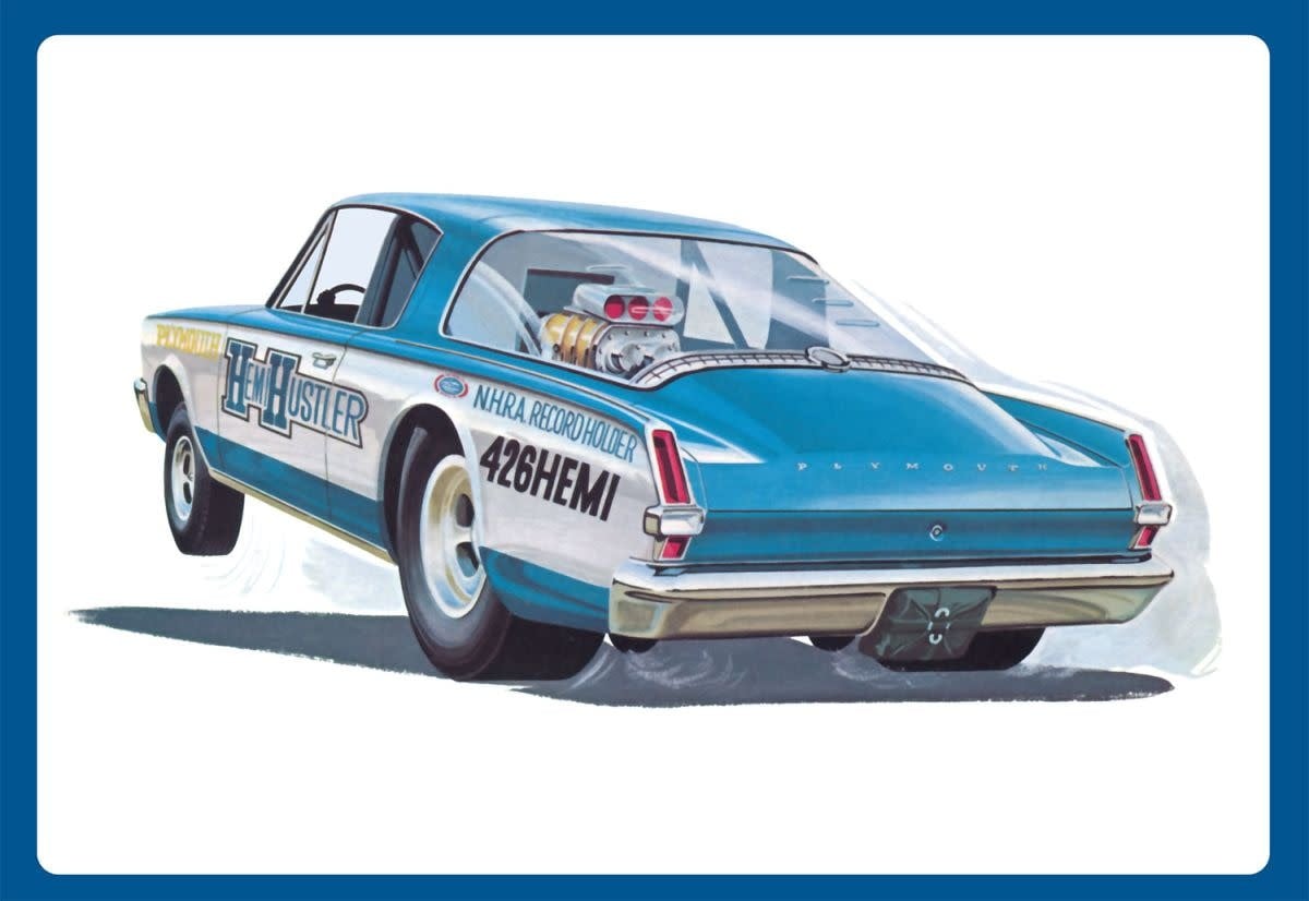 1464 1/25 1966 Plymouth Barracuda Funny Car Hemi Hustler (Skill 2)