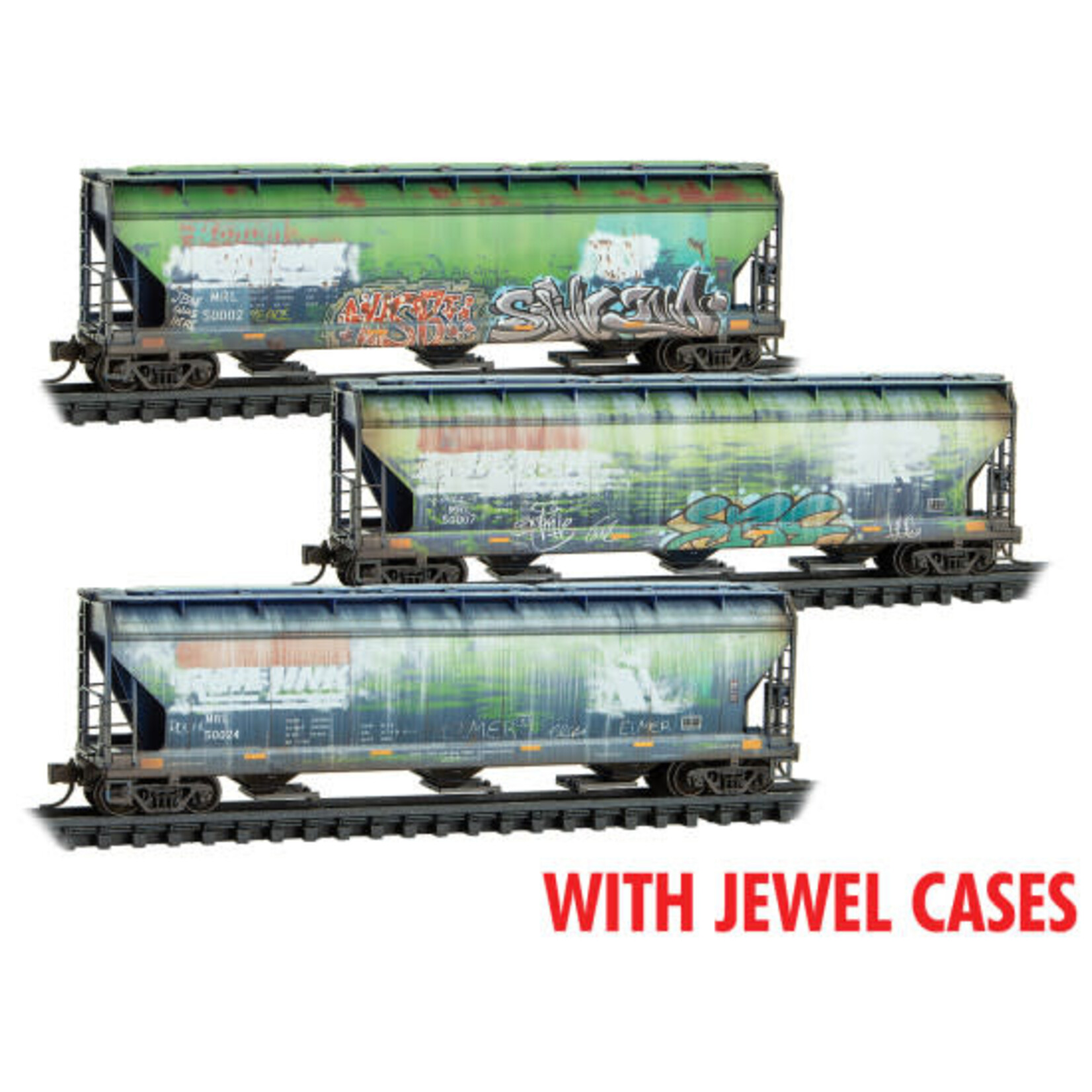 Micro Trains Line 98305077 N MRL Weathered 3 Pack