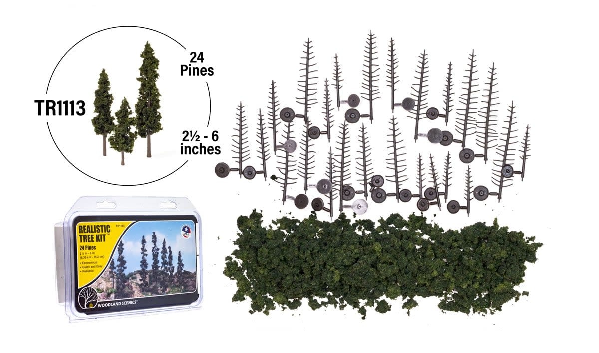 1113 Conifer Tree Kit, 2-1/4"-4" (24)