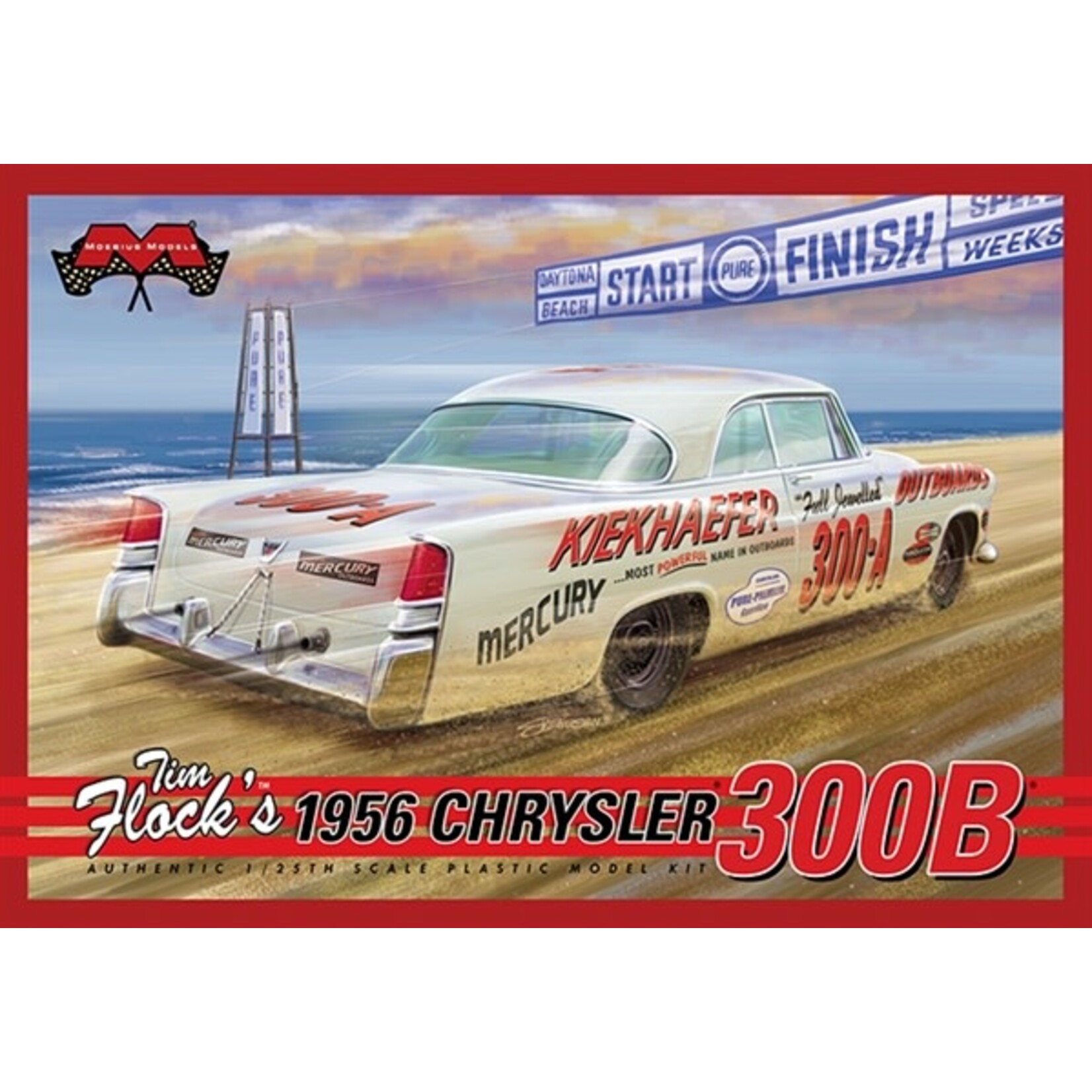 Moebius 1212 1956 Chrystler 300B Tim Flock
