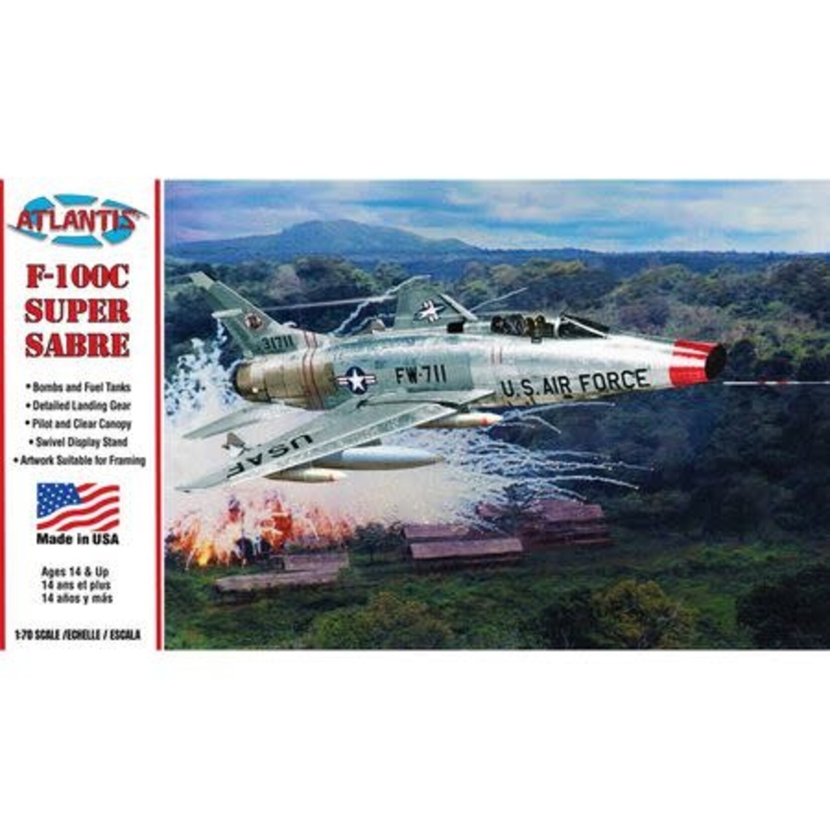Atlantis 236 F-100C Super Sabre