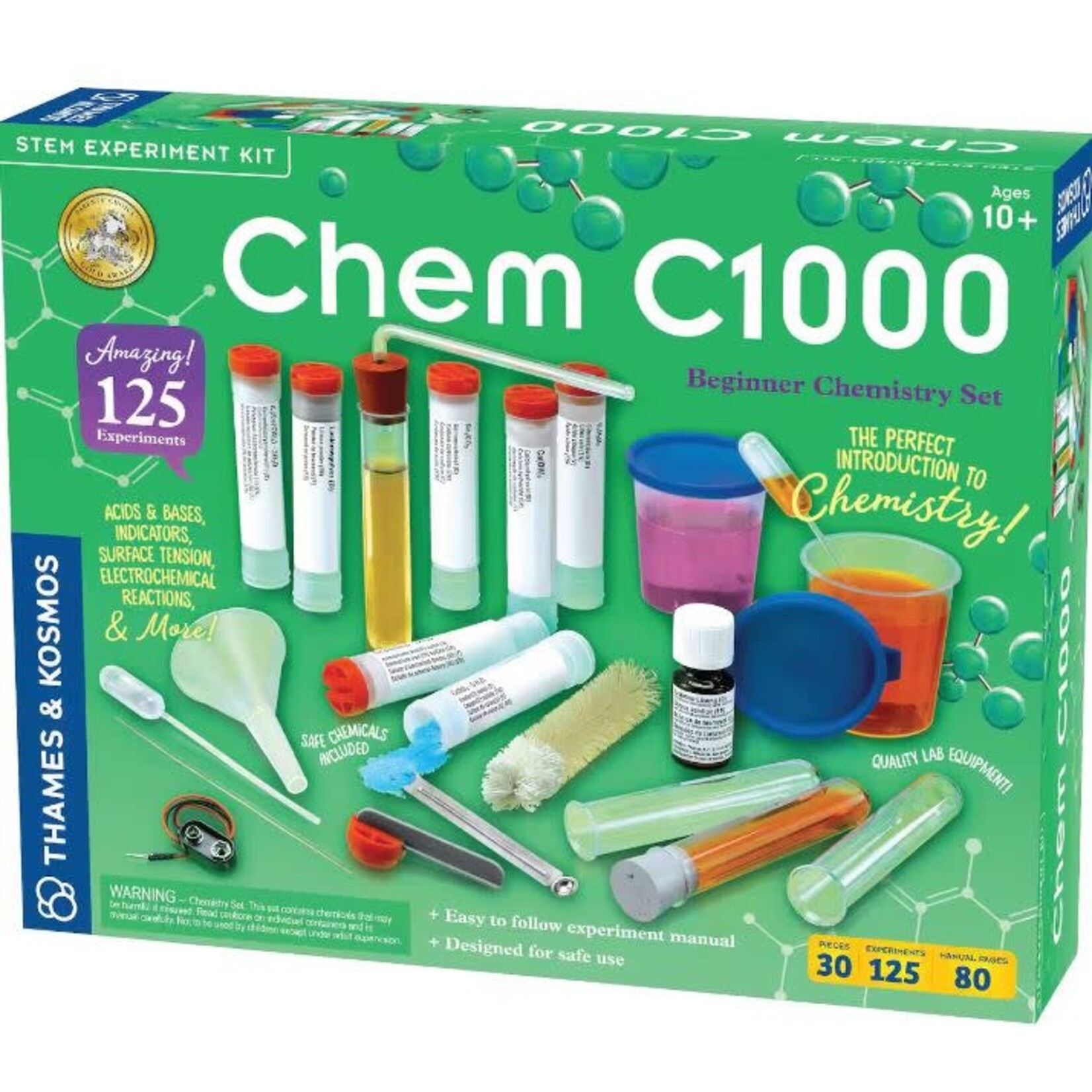 Thames & Kosmos 840118 Chem C1000 Beginner Chemistry Set
