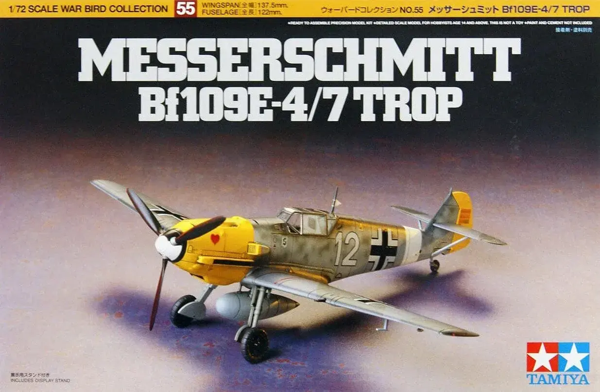 60755 Messerschmitt Bf109 E-4/7 TROP 1/72