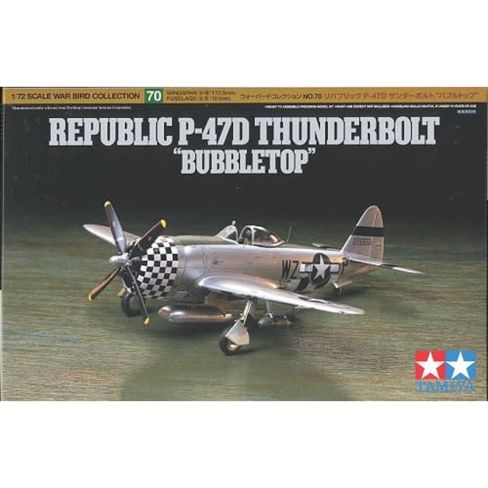 Tamiya 60770 P-47D Thunderbolt Bubbletop  1/72