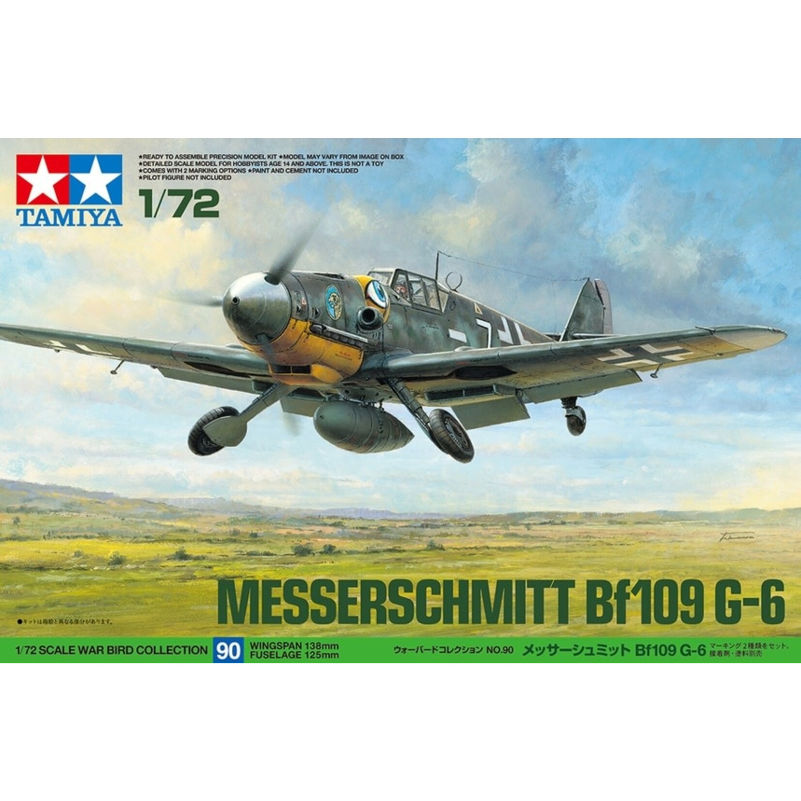 Tamiya 60790 Messerschmidt Bf109 G-6 1/72