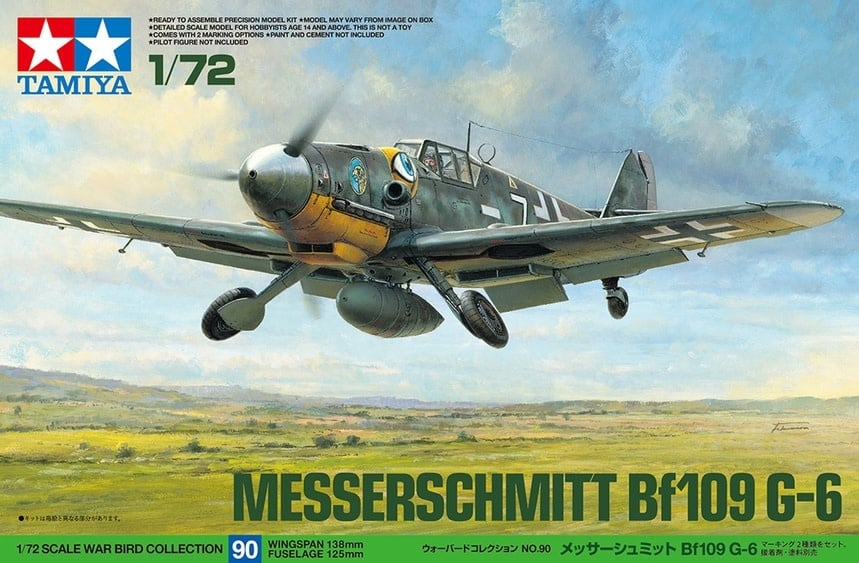 60790 Messerschmidt Bf109 G-6 1/72