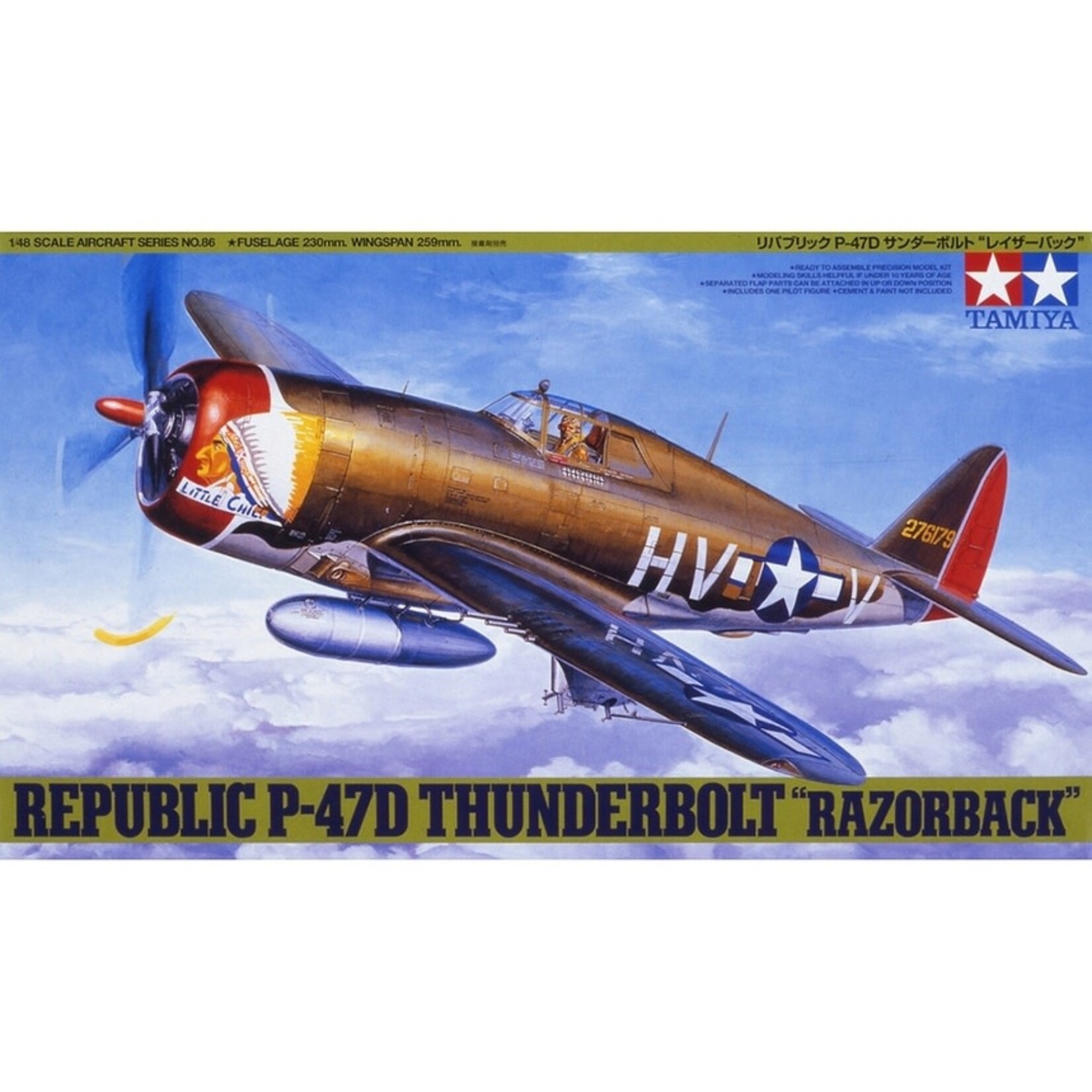 Tamiya 61086 Republic P-47D Thunderbolt 1/48