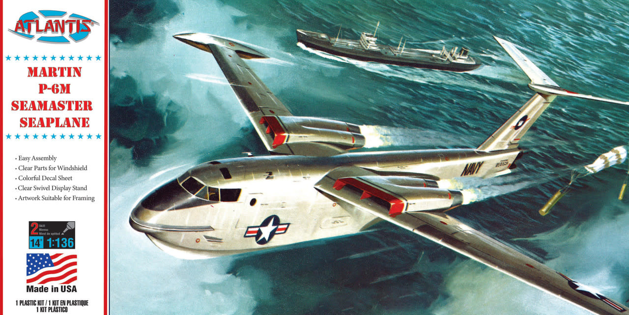 244 Martin US Navy P-6M Seamaster 1/136