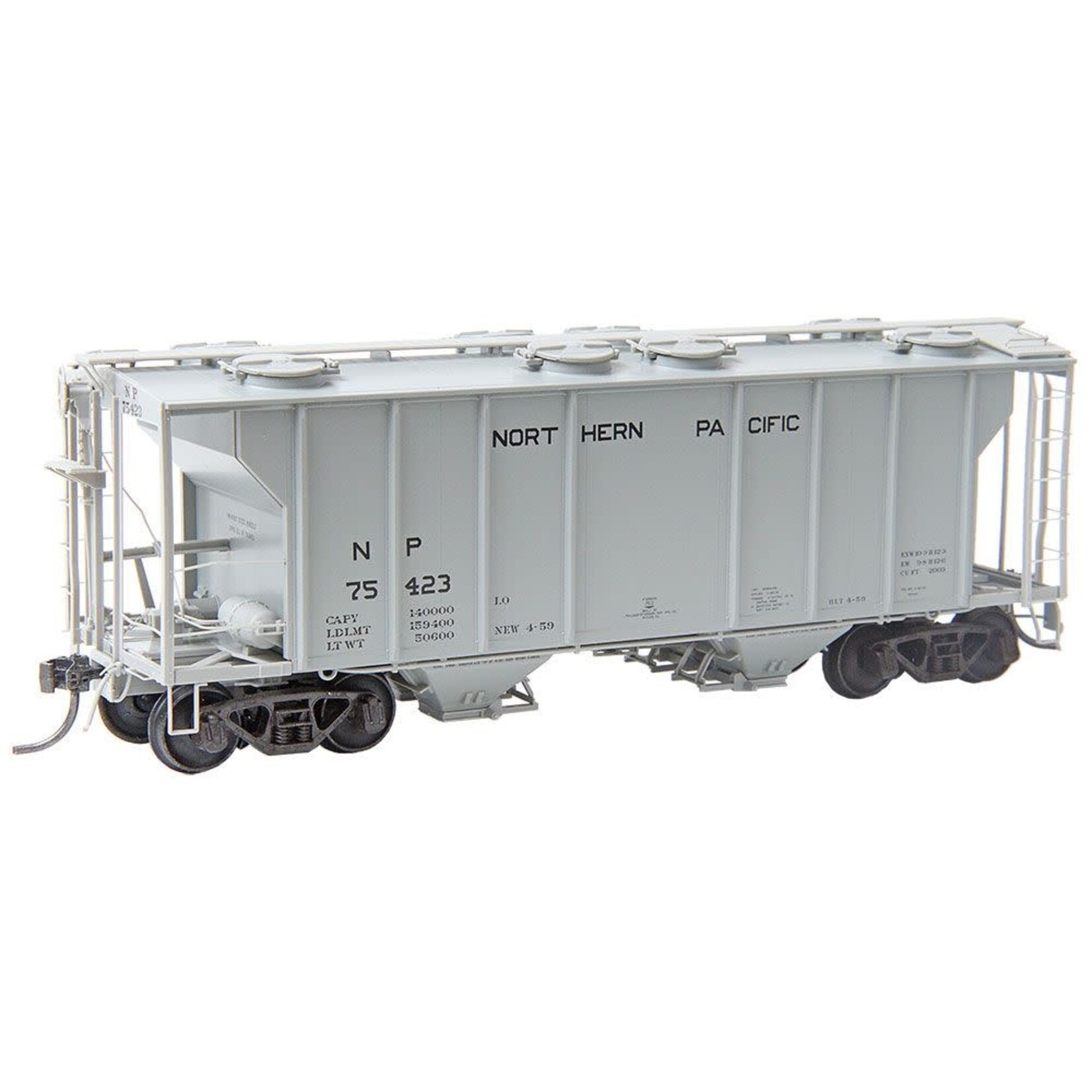 Kadee 8051 HO Scale Northern Pacific #75423 - RTR PS-2 Two Bay Hopper