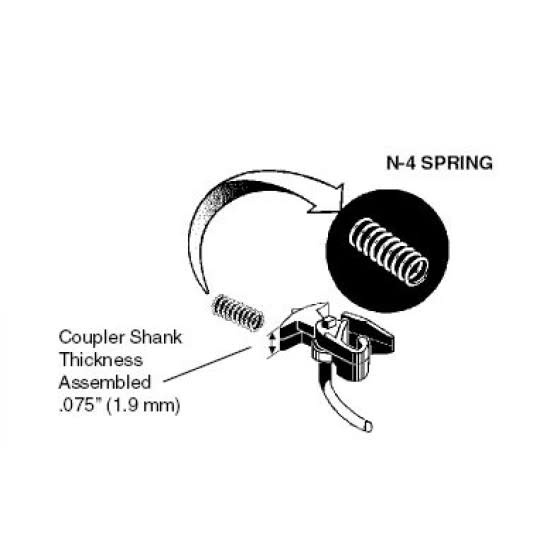 00112004 N Replacement N-4 Centering Springs - 12 Piece