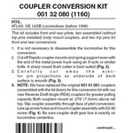 Micro Trains Line 00132080 N Coupler Conversion Kit - Atlas GE U25B before 1998