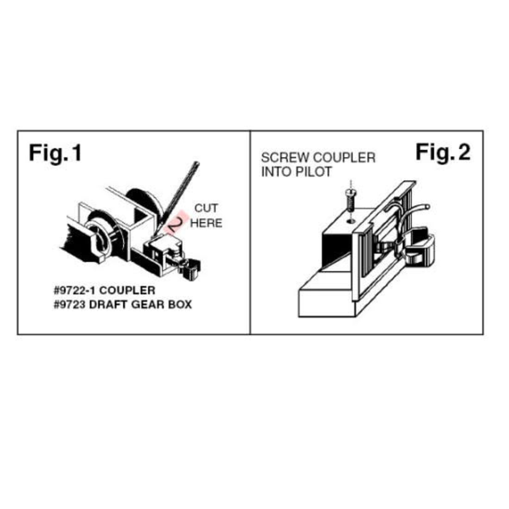 Micro Trains Line 00133060 N Coupler Conversion Kit - Bachmann-DASH A-40CW