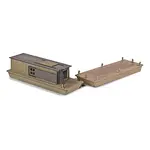 Micro Trains Line 49990955 N Civil War Era Barge Kit