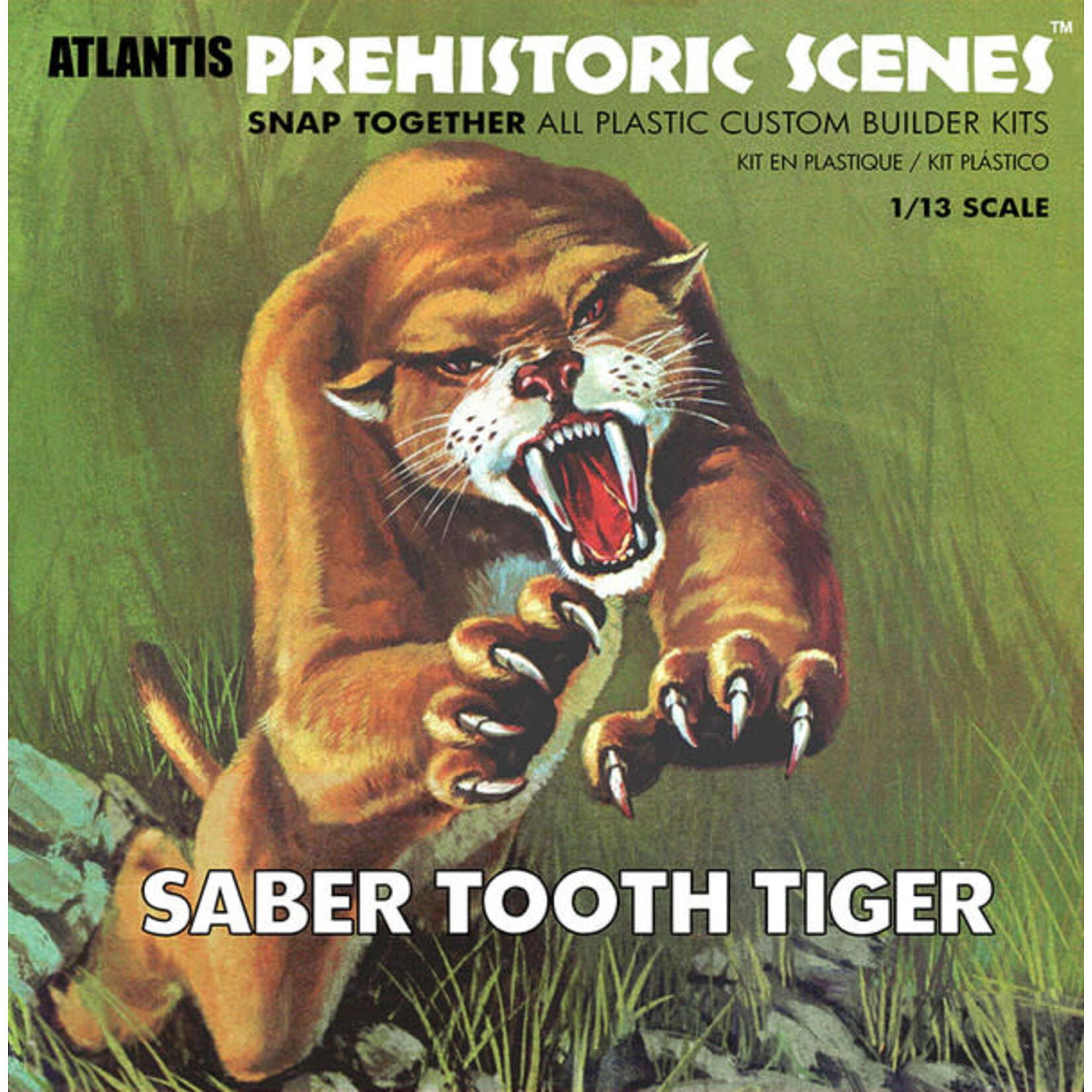 Atlantis 733 1/13 Prehistoric Saber Tooth Tiger