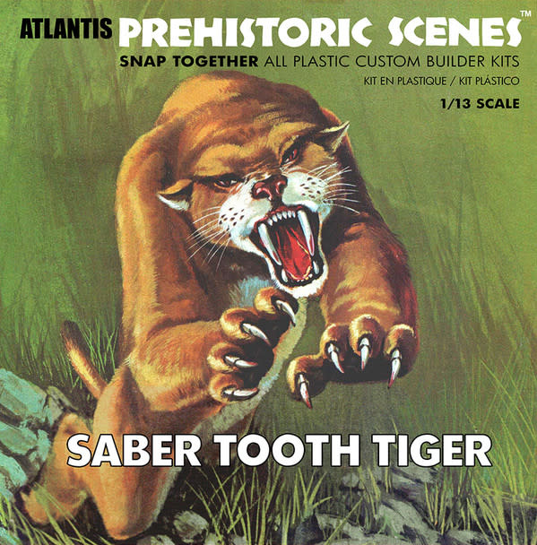 733 1/13 Prehistoric Saber Tooth Tiger