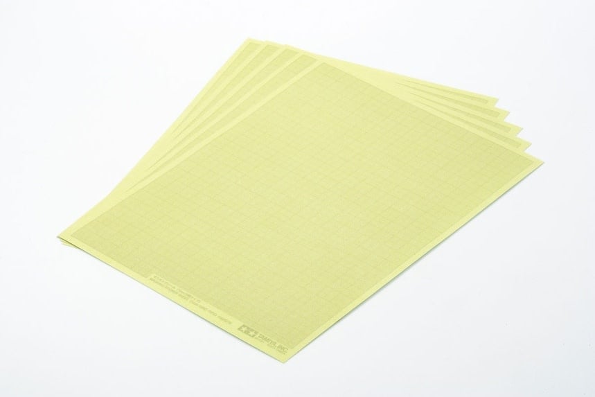 87129 Masking Sticker Sheet - 5 Piece 1mm Grid Type