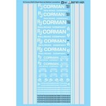 Micro Scale 87-1421 HO Scale  - RJ Corman (RJCC) Diesel Hood & Switcher Locomotives Decals