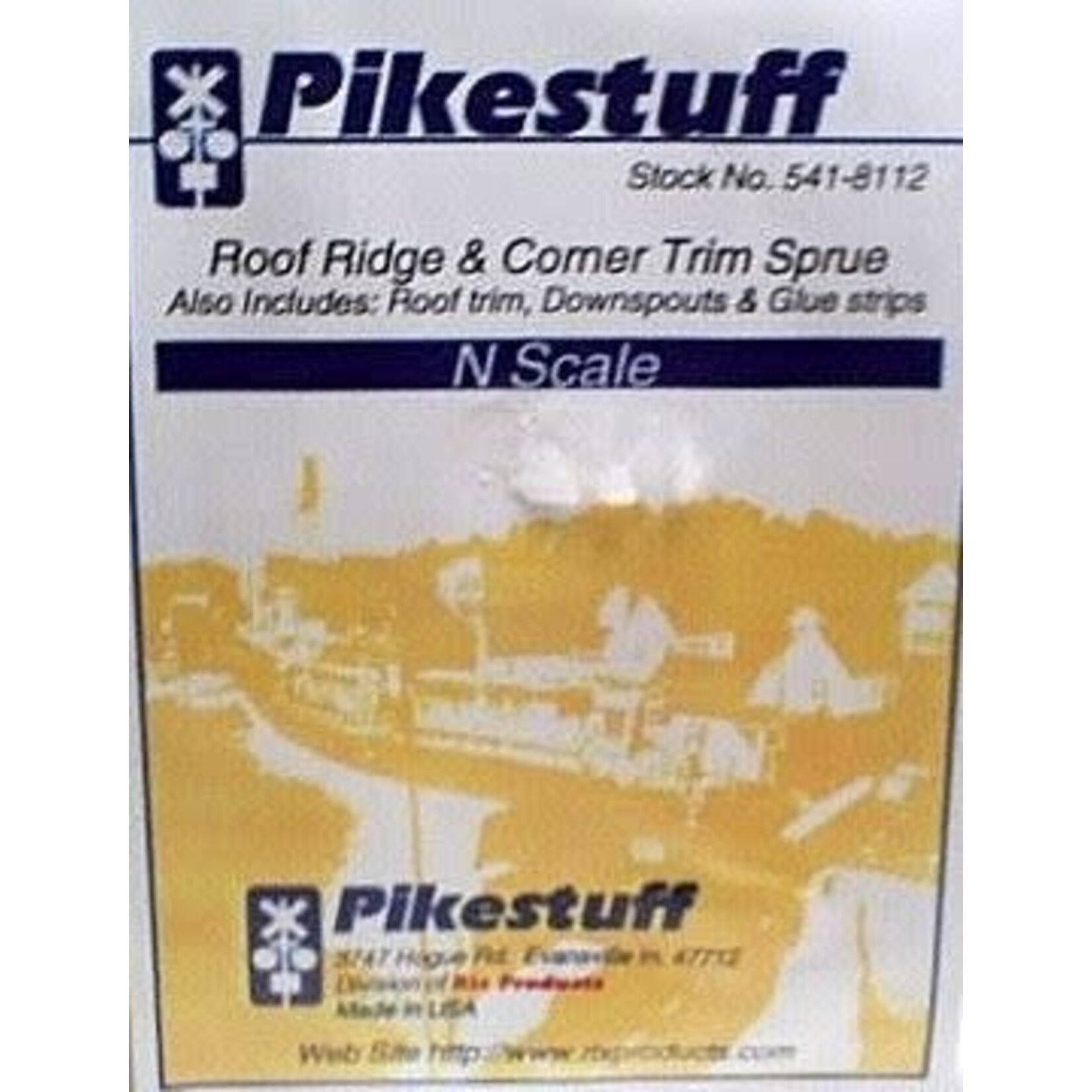 Pikestuff 8112 N Roof Ridge & Corner Trim Sprue