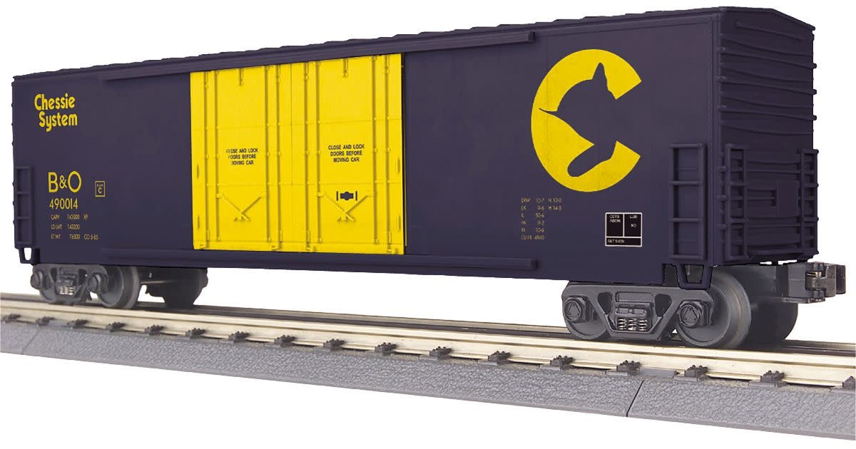3071173 O Chessie 50' Double Door Boxcar