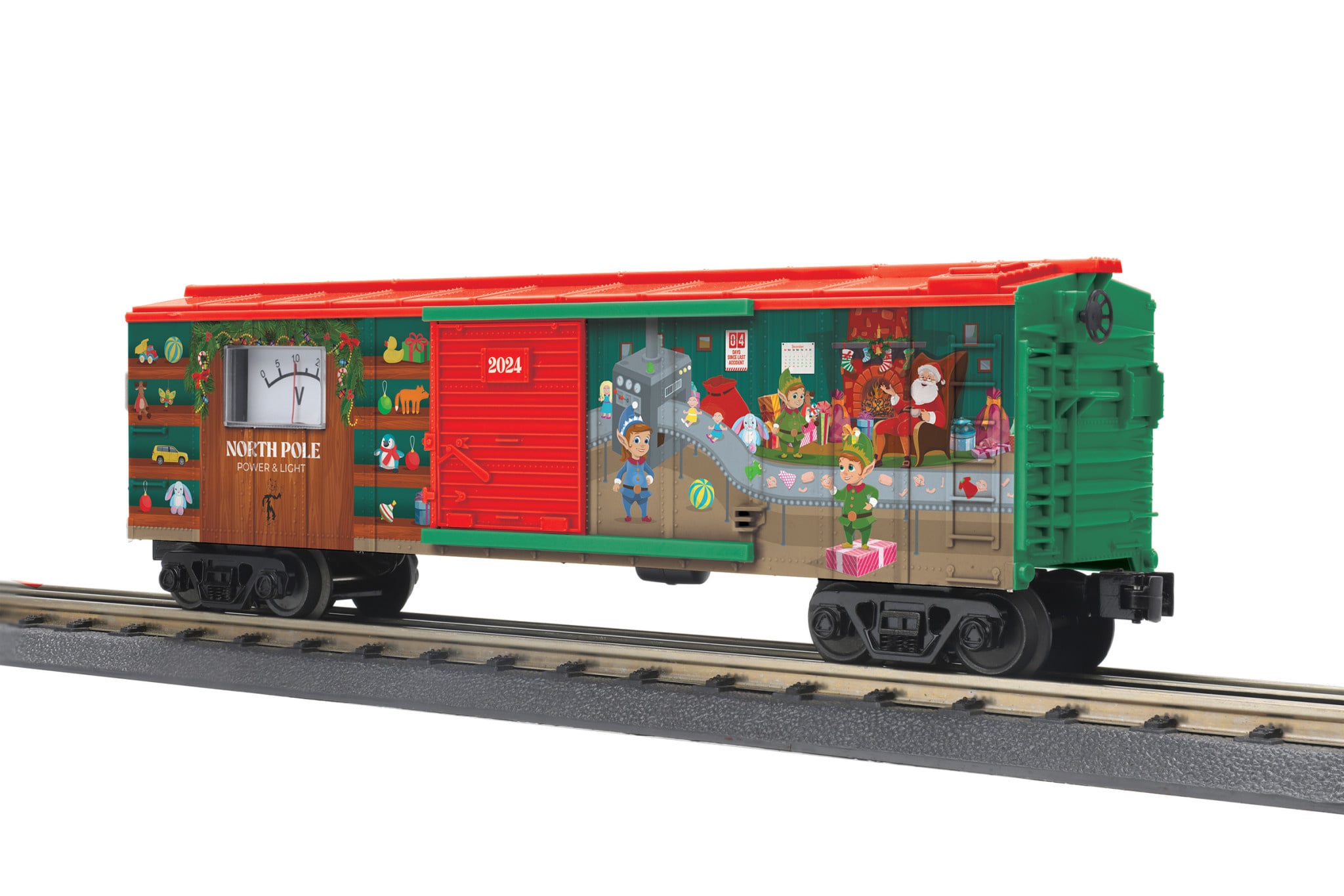 3071185 O North Pole Power & Light Meter Car