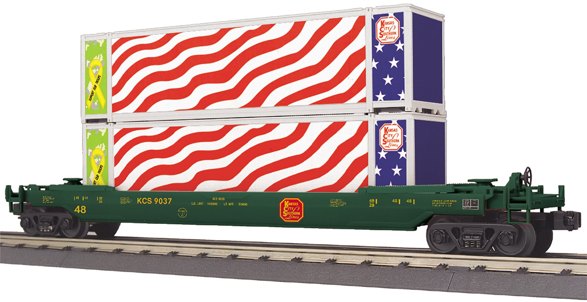 3076905 O KCS Husky Stack Car