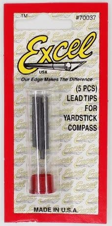 70037 5 Lead Tips for Yardstick Compass