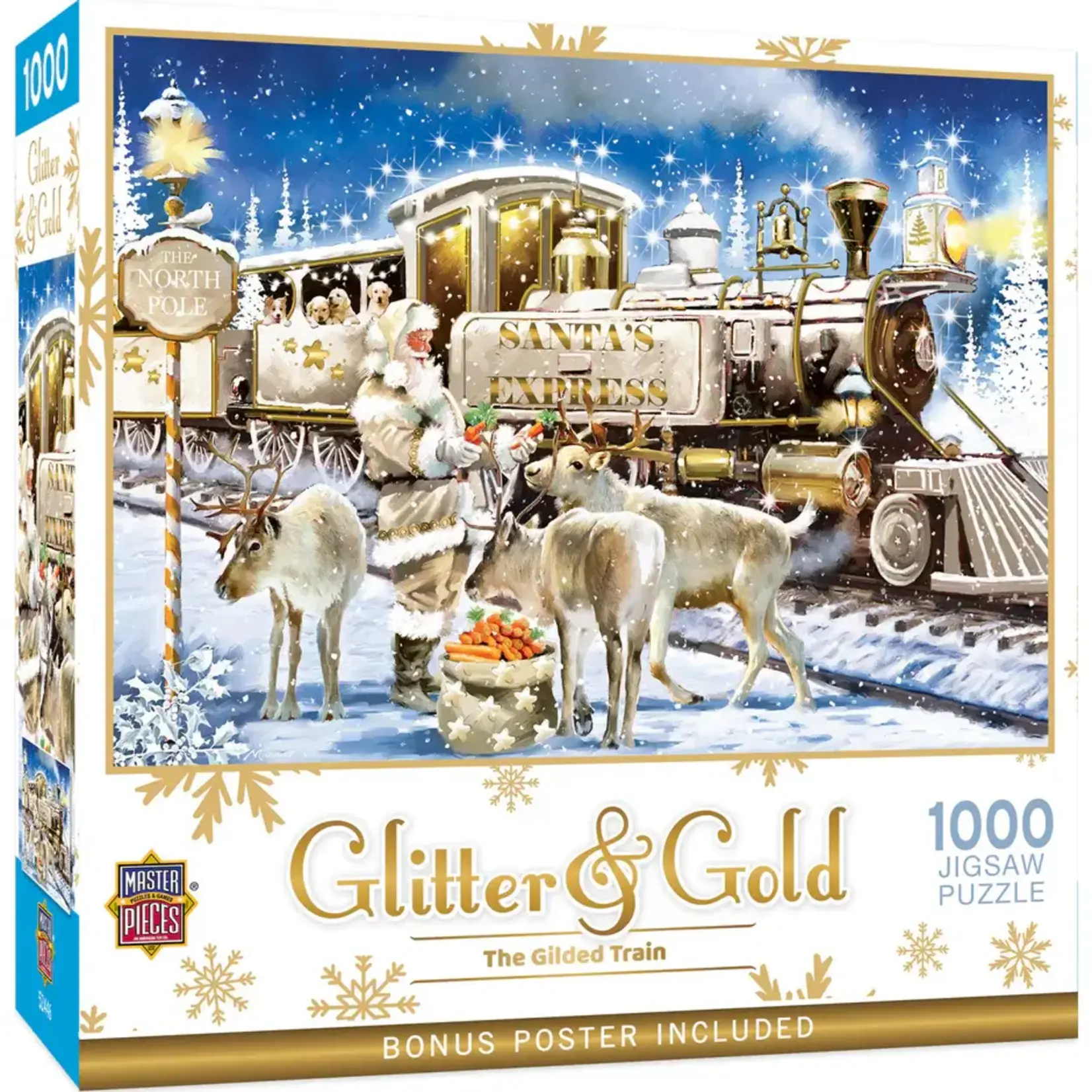 MasterPieces 72440 The Gilded Train 1000 Piece Puzzle