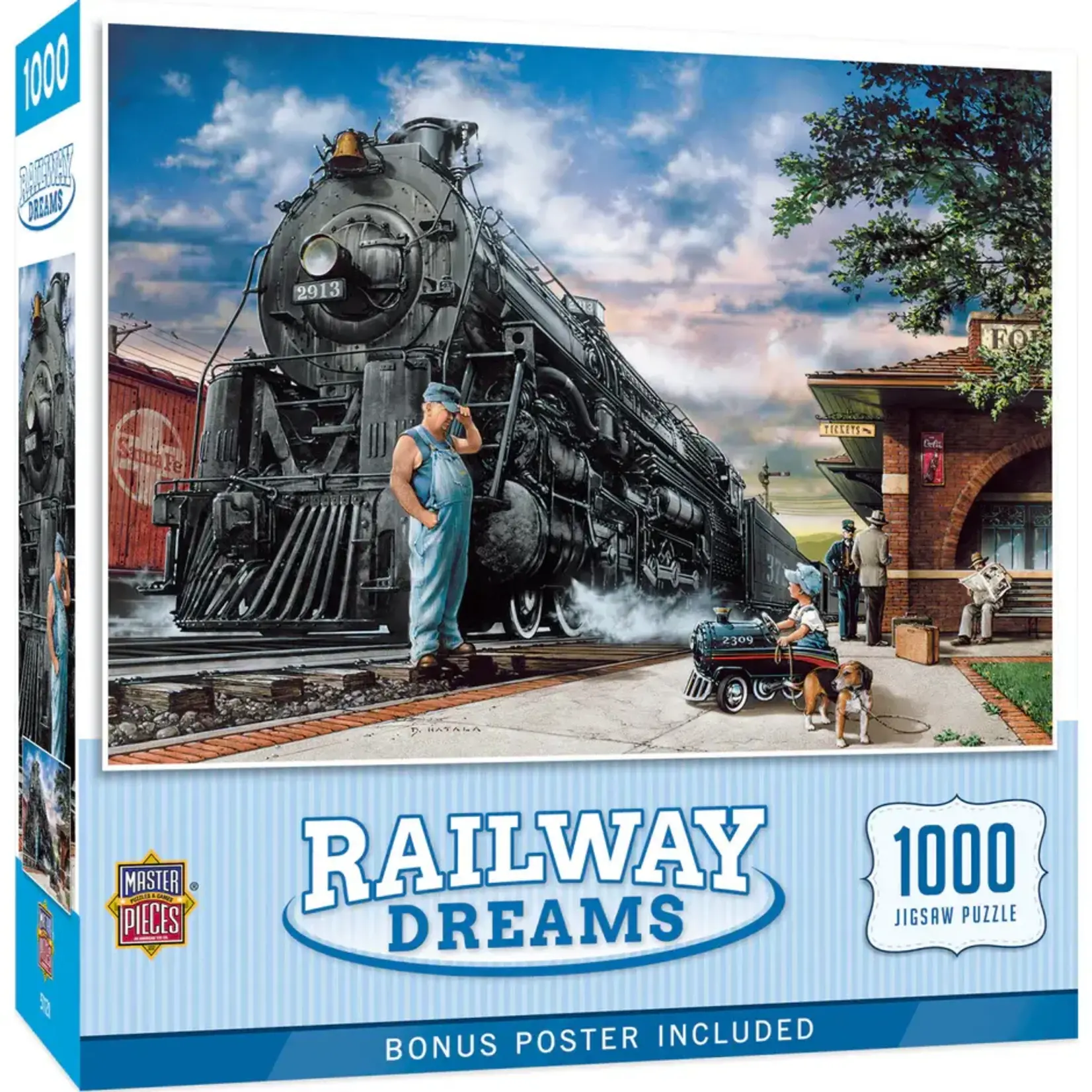 MasterPieces 72446 Railway Dreams 1000 Piece Puzzle