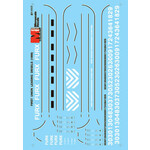 Micro Scale 87-1117 HO Scale - First Union Rail (FURX) Leasing Diesels Decals