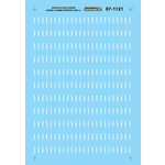 Micro Scale 87-1121 HO Scale - Norfolk Southern Diesel Frame Stripes (1991+) Decals