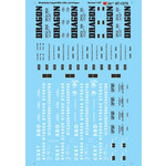 Micro Scale 87-1275 HO Scale - Whalebelly Hopper, SBD & CSX Series 976600-976649 & Dragon Series 2806, 300 & 302 Decals
