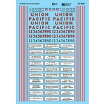 Micro Scale 87-453 HO Scale - Union Pacific Diesels - SD40-2 - Includes Slogans Decals