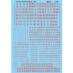 Micro Scale 90005 HO Scale - Alphabets Alphabets - Railroad Roman - Red Decals